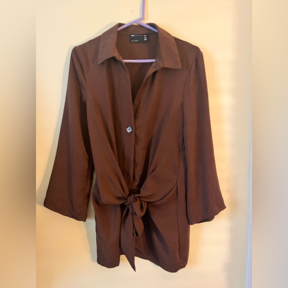 ASOS brown dress